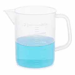 APPROVED VENDOR Low Form Plastic Beaker with Handle