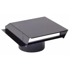 Outer housing assembly for HVACR ventilation systems. Encloses and protects fan components, provides structural support, and directs airflow. Suitable for residential or light-commercial exhaust applications.