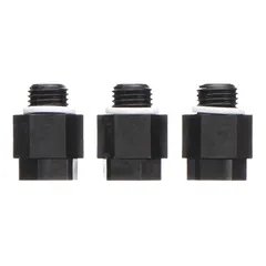 Check valve assembly kit for DeVilbiss paint spray guns. Compatible with model KB-555. Prevents backflow of paint or air, maintaining consistent spray performance. Type KB-555/KK-5051.