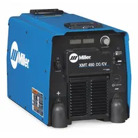 DC multiprocess welding power source for Stick and TIG processes. Delivers up to 600 A maximum amperage for both processes. Operates on a nominal input voltage of 230V. Suitable for manual or automated welding systems in industrial fabrication, construction, and maintenance applications