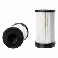 Spin-on fuel/water separator for diesel engines. Plastic media material. Outside diameter 4 1/4 in, inside diameter 1 in. Compatible with Van Hool vehicles