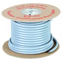 CHAINFLEX Control Cable: 16 AWG Conductor Size, 3 Conductors, PVC, 100 ft, Gray (MPN CF140US-15-03-100)