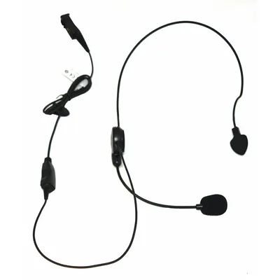 MOTOROLA Headset: Fits Motorola, For XPR 3000/XPR 3000e Series, Behind-the-Head - Motorola-Compatible Earpieces & Headsets