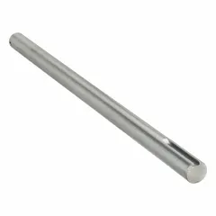 This shaft is used in HVACR systems to connect motors to fans or blowers, transmitting rotational torque. It is commonly applied in ventilation, air handling units, and refrigeration equipment where a precision-machined shaft is required for consistent performance.