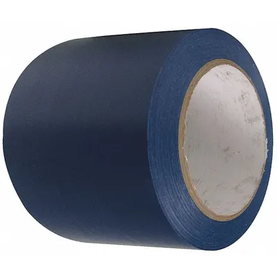 CONDOR Floor Marking Tape: Gen Purpose, Solid, Blue, 3 in x 108 ft, 4 mil Tape Thick - General Purpose Floor Marking Tape