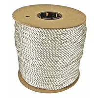 APPROVED VENDOR General Purpose Utility Rope: Twisted, 3/8 in Dia, 755 lb Working Load Limit, Nylon (MPN 430120-WHT-00600-05123)