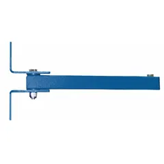 Steel mounting bracket, 24 inches in length, with a blue finish. Includes assembly hardware for installation. Used for securing equipment to structural frames or machinery bases in industrial settings.