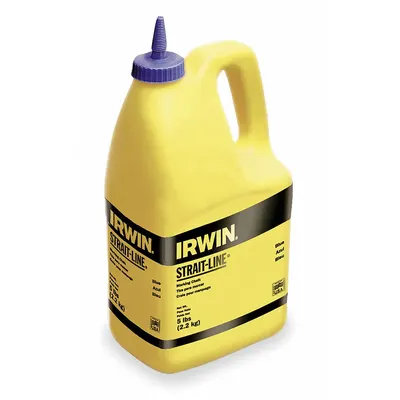 IRWIN Marking Chalk: Blue, Std, 5 lb Size, Flip-Top Cap - Standard Marking Chalks