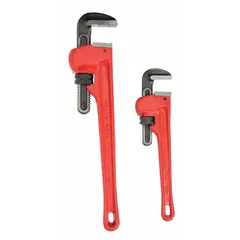 WESTWARD Pipe Wrench: Cast Iron, 2 in_2 1/2 in Jaw Capacity, Serrated, 12 in_18 in Overall Lg. Key specifications — attr309808: I-Beam; attr309815: Cast Iron; attr324941: WESTWARD.