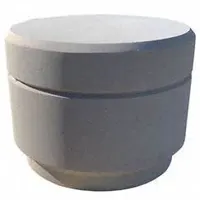 Decorative Bollard: Round Shape, Beige, 19 in Overall Ht, 24 in Overall Lg, 24 in Overall Wd (MPN TF6082W22)