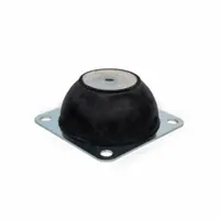 JW WINCO Flange-Mount Vibration Damper: GN 148.3, For Compression Load Type, Natural Rubber, 60A (MPN 148.3-190-M24-B-60-S)