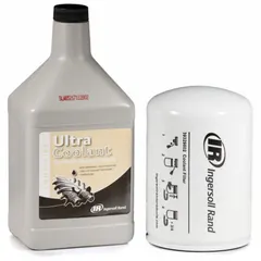 This kit includes an oil filter for use during initial startup or routine maintenance of air compressors. It helps maintain proper lubrication and filtration, protecting compressor components. The filter is identified by manufacturer part number 23352131.