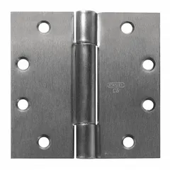 This steel full mortise-mount butt hinge features a 2-inch leaf width, concealed bearing for smooth operation, and a removable pin for easy door removal. Suitable for mounting doors in commercial and industrial settings where a flush fit is required.