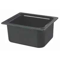 CARLISLE Food Pan: Half Size, Rectangular, 6 qt Capacity, NSF Certified, 12 3/4 in Overall Lg (MPN CM110103)