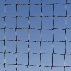 Heavy-duty bird control netting made from rot-resistant polyethylene. Provides 625 sq ft of coverage area. Used to exclude birds from structures such as buildings, warehouses, and agricultural areas.