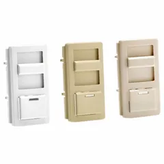 Line voltage dimmer for 120V AC circuits with required neutral. Supports 1-pole or 3-way wiring. Rated 150W for CFL/LED, 400VA for ELV, and 400W for incandescent loads. Suitable for residential or commercial lighting control.