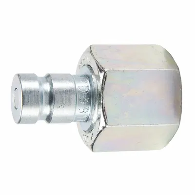 PARKER Nipple Assembly: 1/8 in, Seal-Lok, Seal-Lok, Steel, 0.8 g/min Max Flow Rate - PD Series Hydraulic Quick-Connect Coupling Plugs