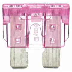 Fast-acting automotive fuse rated 3 A at 32 V DC. Standard profile ATC series with indicating feature for visual blown-fuse detection. Supplied as a 2-pack for circuit protection in vehicle electrical systems.