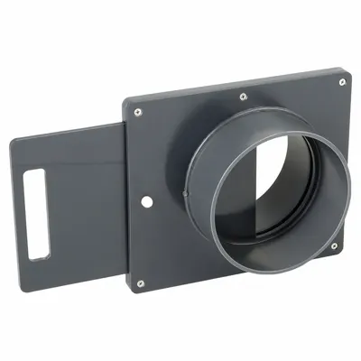 PLASTIC SUPPLY Blast Gate: For 4 in Duct Dia - Blast Gates
