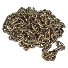 This load chain is a replacement component for Dayton series electric chain hoists. It has a length of 20 feet and is rated for a compatible load capacity of 2,000 lb. Used in industrial material handling for lifting and lowering loads.