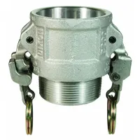 Cam and Groove Coupling: 6 in Coupling Size, 6 in -8 Thread Size, 4 9/16 in Overall Lg, MNPT (MPN RB600EZ)