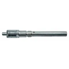This drive shaft is a replacement component for material handling equipment, designed to fit Dayton brand models 1DJN2 and 1DJN3. It is used in the maintenance and repair of industrial machinery to maintain operational continuity.