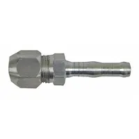 The SUR&R AC1812 compression union adapter is used to connect or repair air conditioning and refrigeration lines in fleet and vehicle maintenance. It provides a leak-tight seal between tubing sections, supporting service and retrofit work on commercial vehicles and heavy equipment