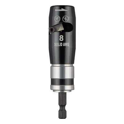 MILWAUKEE Wire Stripper: Electrical Wire Strippers, Impact Drivers, Impact Rated - Impact Driver Attachments