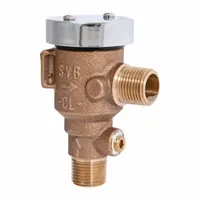 WATTS Spill Resistant Vacuum Breaker: MNPT x MNPT, 3/4 in Pipe Size, For Water Media, Brass, Male (MPN LF289-3/4")