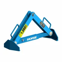 MORSE Drum Lifter: 2 Grip Points, For 30 to 85 gal Drum Capacity, Metal, 1,000 lb Wt Capacity, Rim (MPN 92)