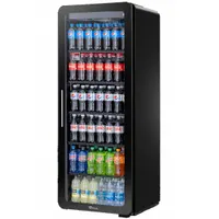 TRUE REFRIGERATION Refrigerated Merchandiser: 63 3/4 in x 27 7/8 in x 29 1/2 in, Black, Curved Glass (MPN CVM-13-HC~EGC01)
