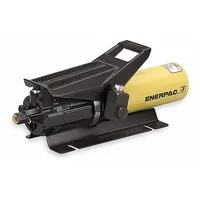 ENERPAC Air Hydraulic Pump: 10,000 psi Max. Op Pressure, 36 cu in Reservoir Capacity, Foot/Hand (MPN PA133)