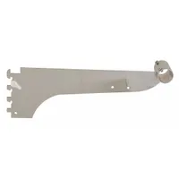 ECONOCO Round Tubing Bracket: Single, 1 in Slot Spacing, 1/2 in Slot Lg, 1/8 in x 12 in x 3 in (MPN A112)