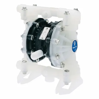 GRACO Diaphragm Pump: Polypropylene Body, 1/2 in, NPT Connection, 15 gpm, Buna-N Diaphragm - Polypropylene Housing AODD Pumps