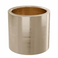 Sleeve Bearing: Bronze, SAE 841, 25 mm Bore, 30 mm OD, 28 mm Lg, 49,938 lb/sq in-fpm Max PV, 5 PK (MPN AAM2530-28B)