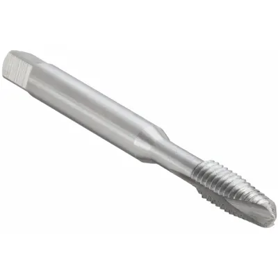 CLEVELAND Spiral Point Tap: #6-32 UNC, H3 / 2B, 2 Flute, Plug Chamfer, High Speed Steel (MPN C57348) - Low-Shear Spiral-Point Taps