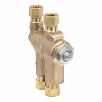 LEONARD VALVE Thermostatic Mixing Valve: 3/8 in Inlet Connection Size, 3/8 in Outlet Connection Size (MPN 170D-LF)