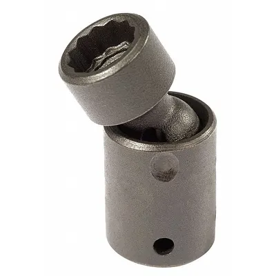 PROTO Impact Socket: 6 mm Socket Size, 12-Point, Std, Black Oxide, Not Tether Capable - 1/4" Drive Metric Flex Impact Sockets