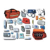 Trauma Kit: 191 Components, Nylon, Bag, Orange, Medication Included, Nylon (MPN 822)