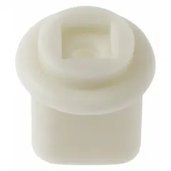 This plastic faucet stem is designed for use with Kohler Revival series faucets. It includes plumbing tape and utilizes a ceramic disc mechanism to control water flow and temperature. Suitable for residential bathroom and kitchen faucet repair.