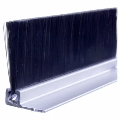 AMERICAN GARAGE DOOR SUPPLY Brush Seal: 90° Angle, Nylon, 3 in Brush Lg - Material Handling