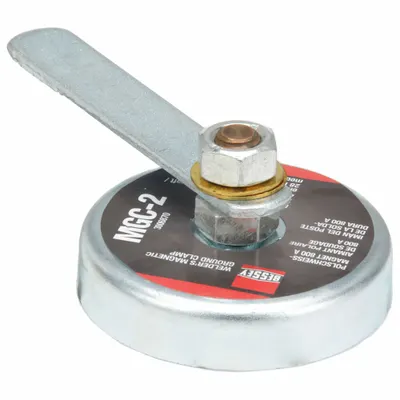 BESSEY MGC-2 Magnetic Ground Clamp, 800 A, 55 lb Max Pull - Magnetic Ground Clamps