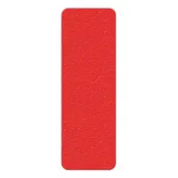 Floor Marking Tape: Rectangle, Solid, Red, No Legend, 2 in x 6 in, 0.58 mil Tape Thick, INCOM, 25 PK (MPN LM100R)