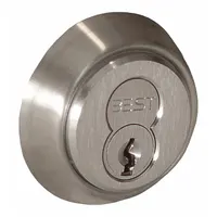 This BEST mortise cylinder features an interchangeable core and a chrome finish. It includes a spacer and is designed for use with interchangeable core systems in commercial door lock applications. The cylinder accepts 0 pins and is intended for standard mortise locksets