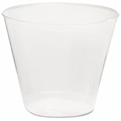OEM 5 oz Clear Plastic Cold Cup, Unwrapped, Patternless, 1,000 Pack - Plastic Cold Cups