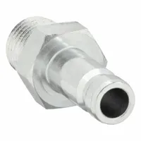 This quick disconnect stem air fitting is a replacement component for Binks paint spray guns. It enables rapid connection and disconnection of air lines, supporting efficient changeovers in painting and coating operations