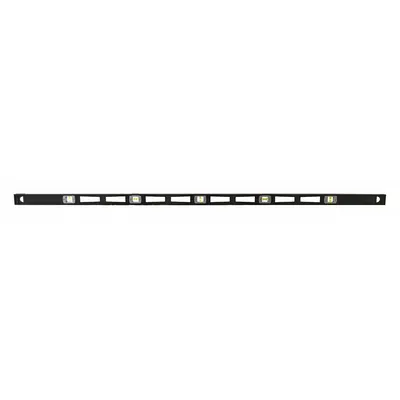 JOHNSON LEVEL I-Beam Level: Level & Plumb, I-Beam, 78 in Overall Lg, Top & Side Read - Magnetic I-Beam Levels