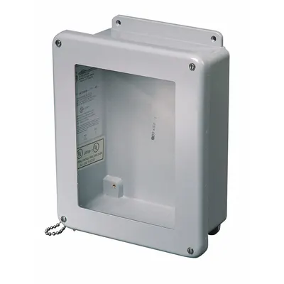 WIEGMANN Enclosure: Fiberglass, 20 in x 16 in x 8 in, NEMA 1/12/3R/4X/6P, Screw On - Fiberglass Submersible Enclosures