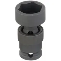 WESTWARD Impact Socket: 1 1/8 in Socket Size, 6-Point, Std, Black Phosphate, Not Tether Capable, SAE