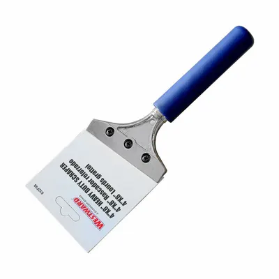 WESTWARD Scraper: Bld. Mat. Carbon Steel, Hdl. Mat. Plastic, Stiff - Standard Scrapers